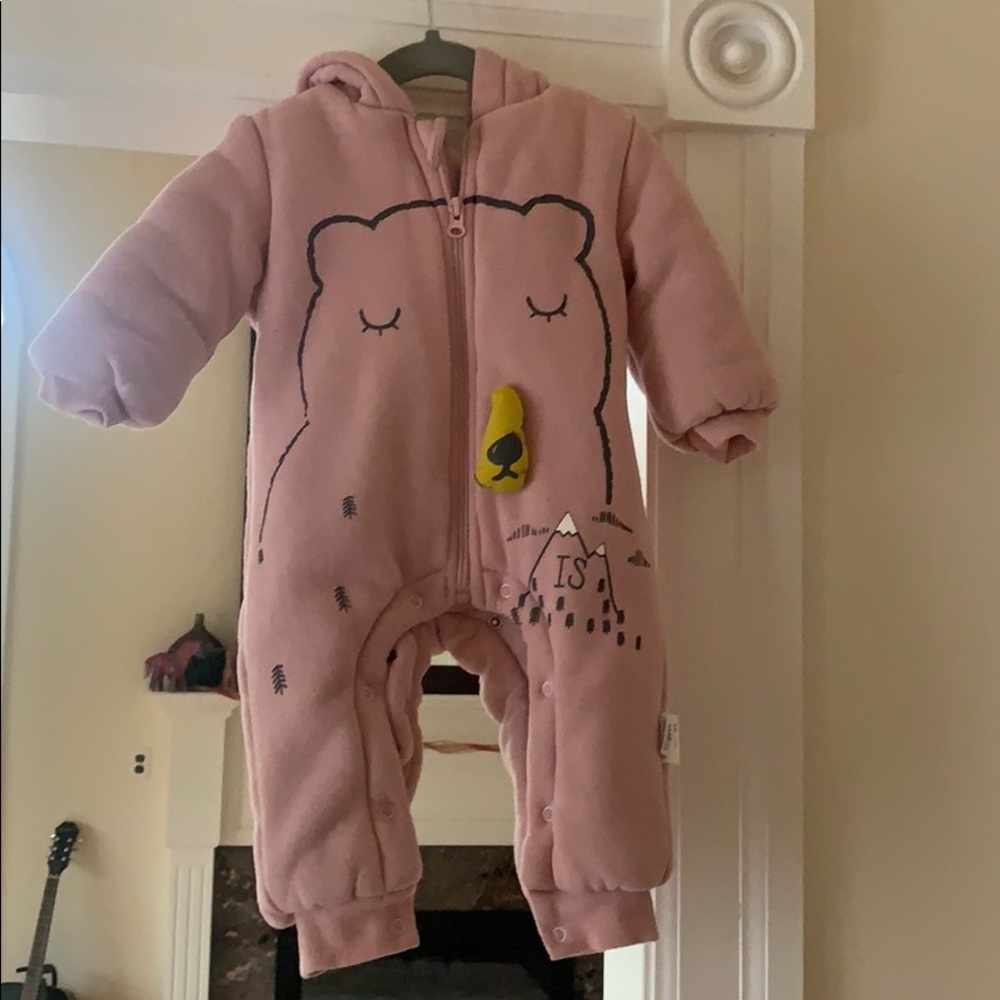 Baby girl snowsuit